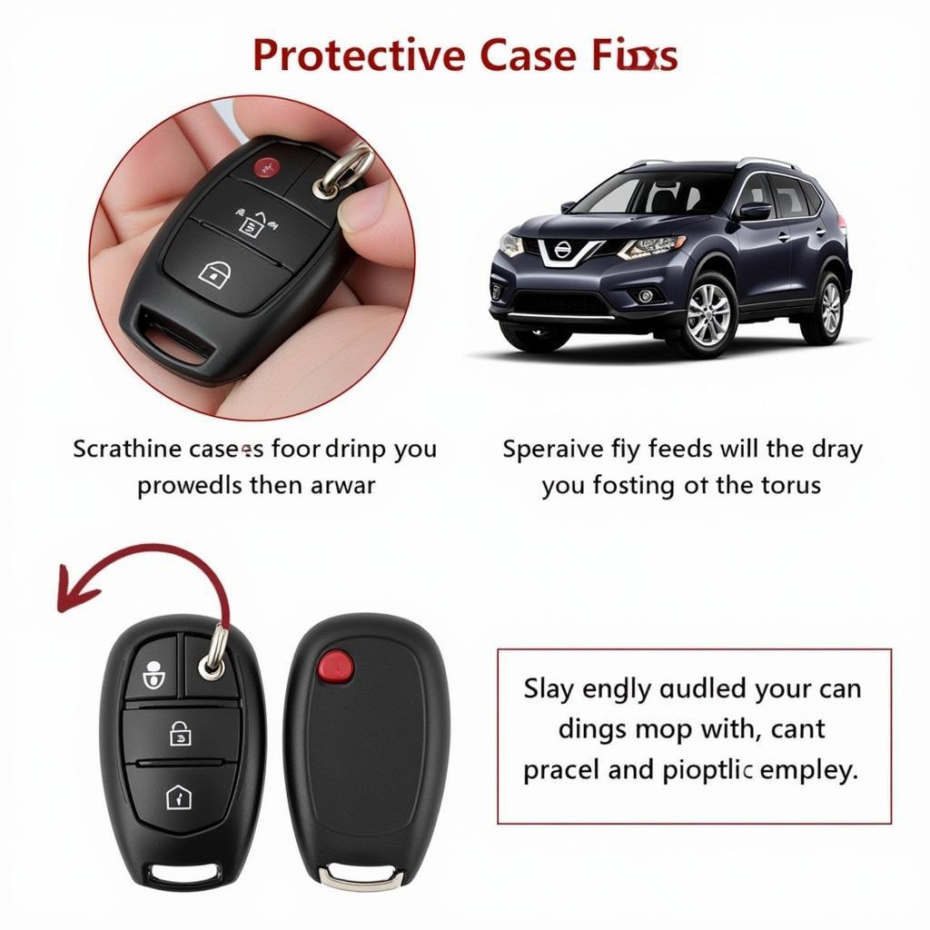 Protective Case for Nissan Rogue Key Fob