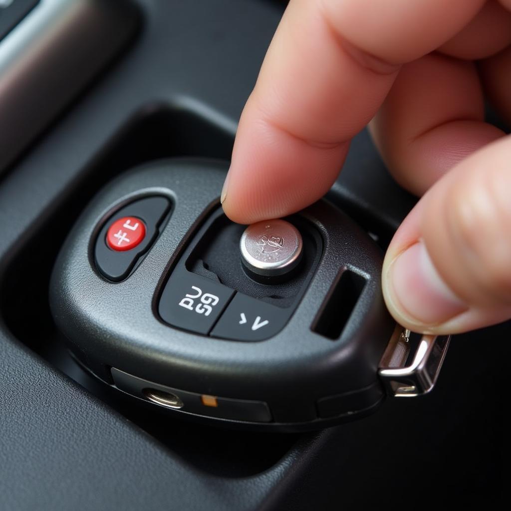 Installing a New Battery in a Nissan Sentra Key Fob