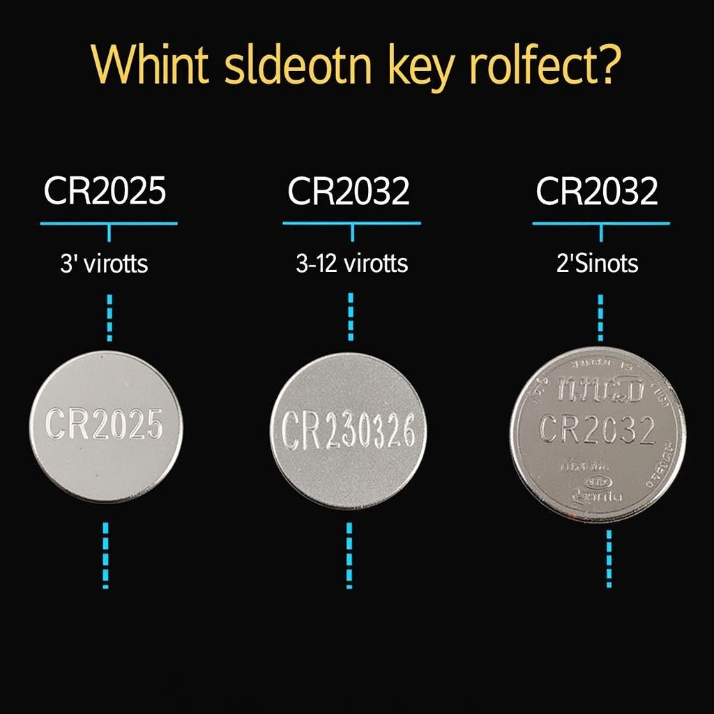 Different Nissan Sentra Key Fob Battery Types