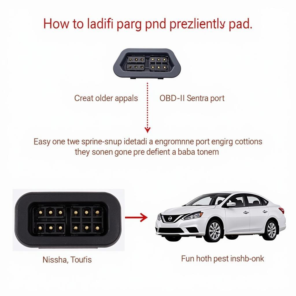 Connecting a Pro Pad to a Nissan Sentra's OBD-II Port