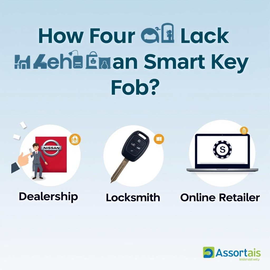 Nissan Smart Key Fob Replacement Options: Dealership, Locksmith, Online Retailer