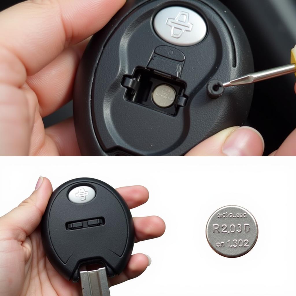 Replacing the battery in a Nissan Titan Key Fob