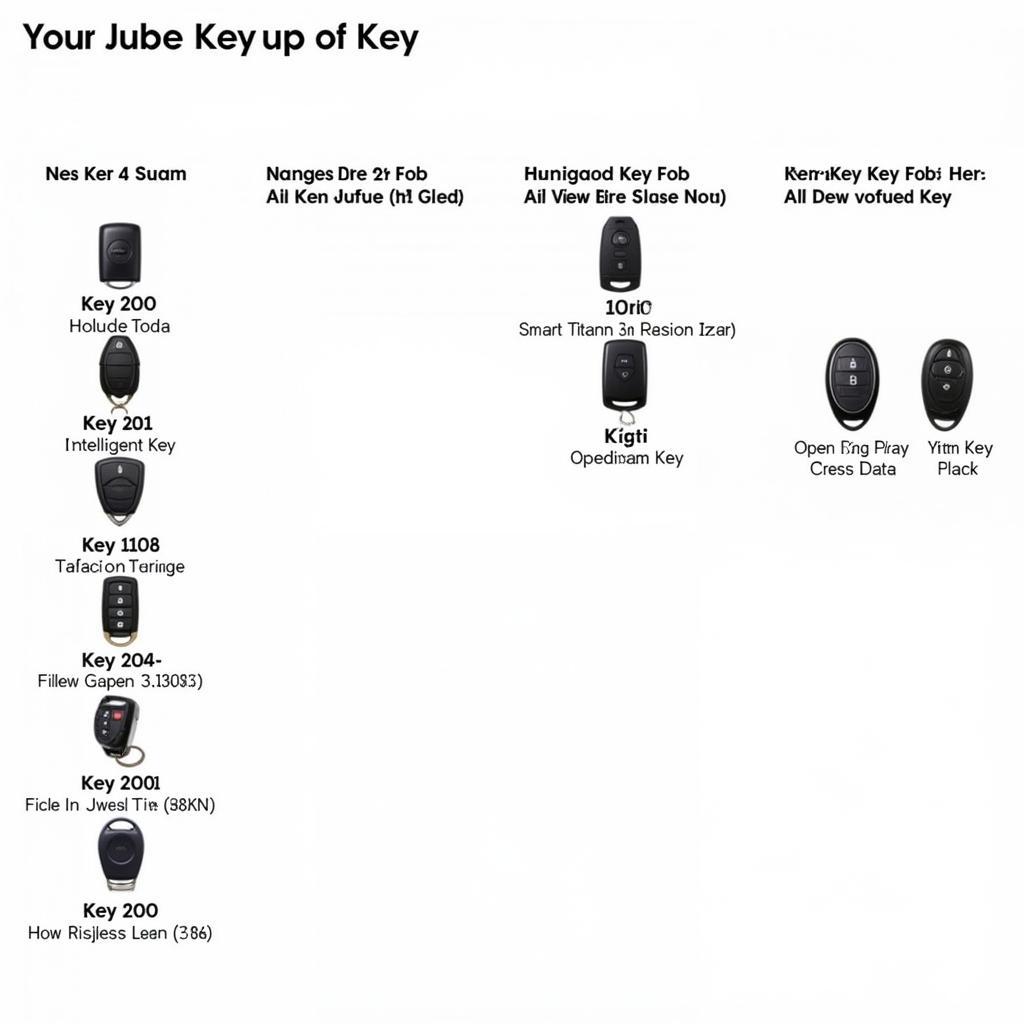 Different Types of Nissan Titan Key Fobs