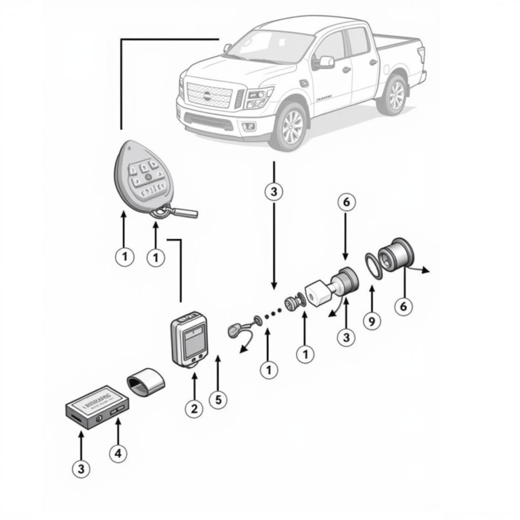 Nissan Titan Keyless Entry System Diagram