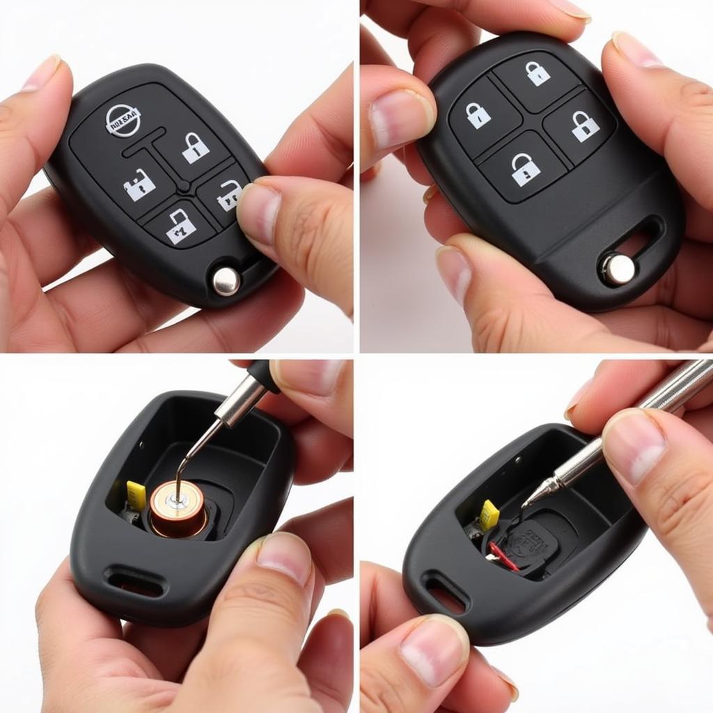 Replacing Nissan Versa Key Fob Battery