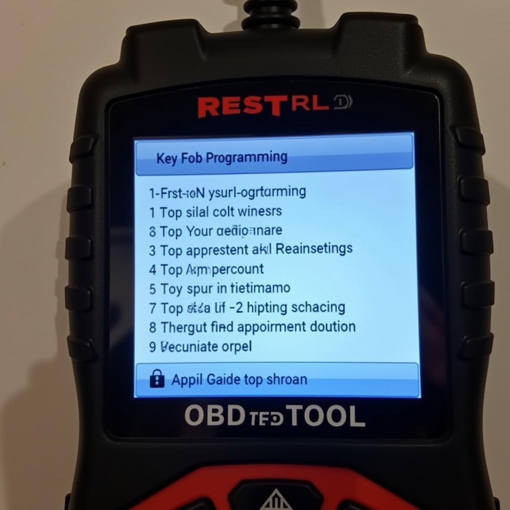 Programming a Key Fob with an OBD Tool