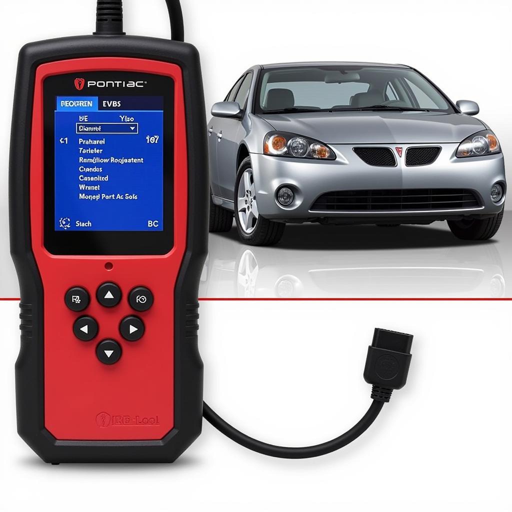 OBD2 Diagnostic Tool for Key Fob Programming on a 2005 Pontiac Grand Prix