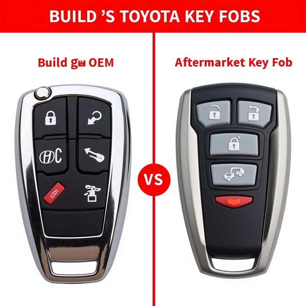 OEM vs Aftermarket Toyota Key Fob Comparison