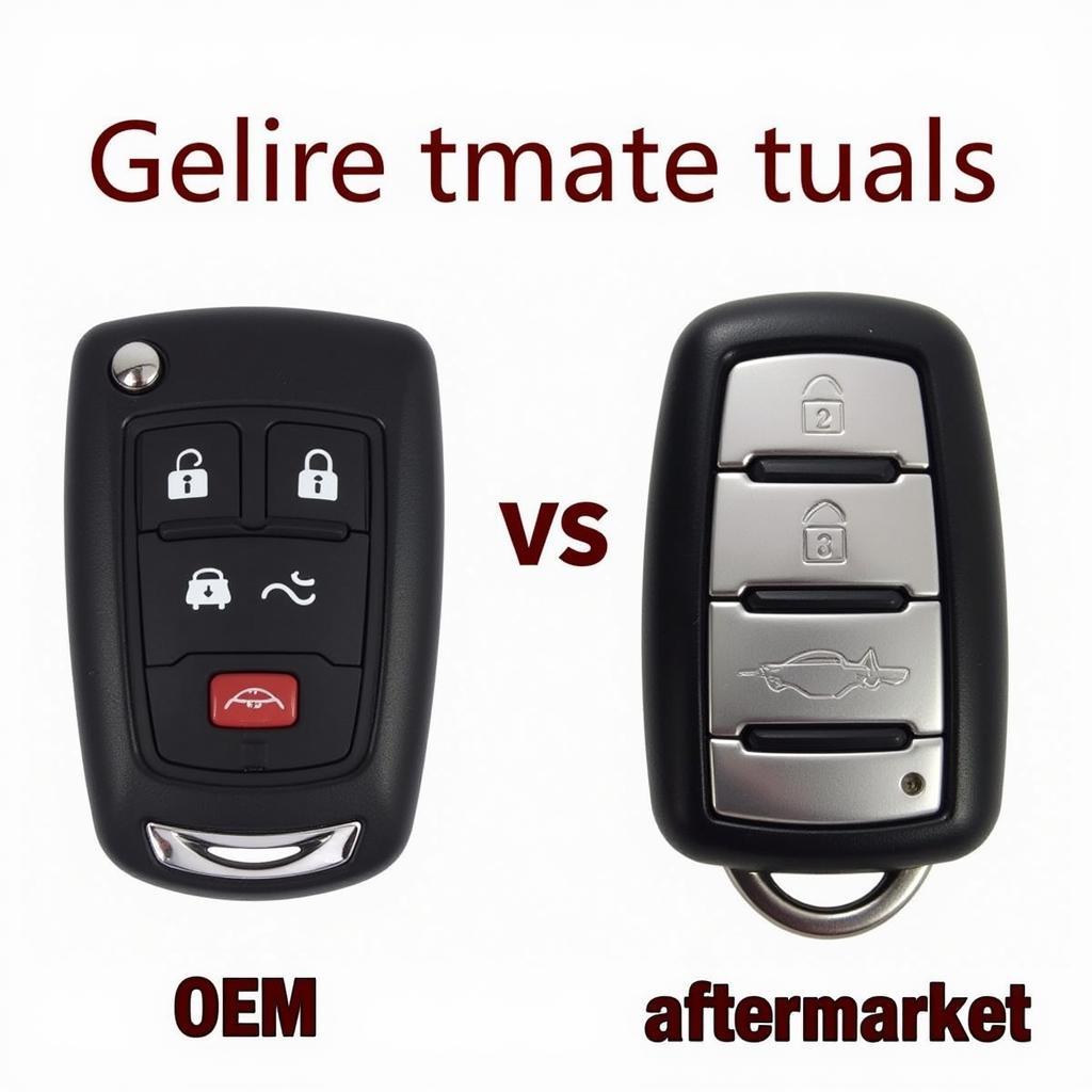 OEM vs. Aftermarket 2016 Ford Super Duty Key Fob Comparison