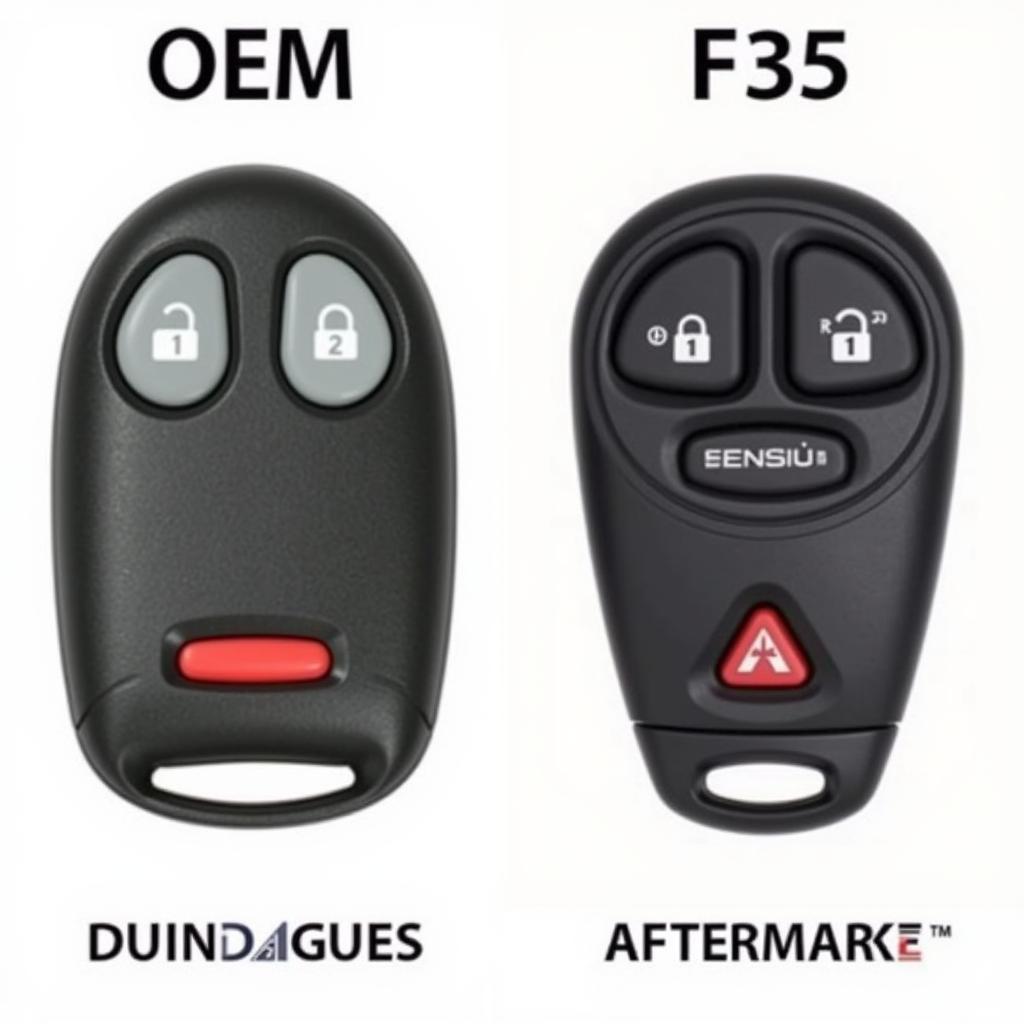 OEM vs. Aftermarket Infiniti G35 Key Fobs