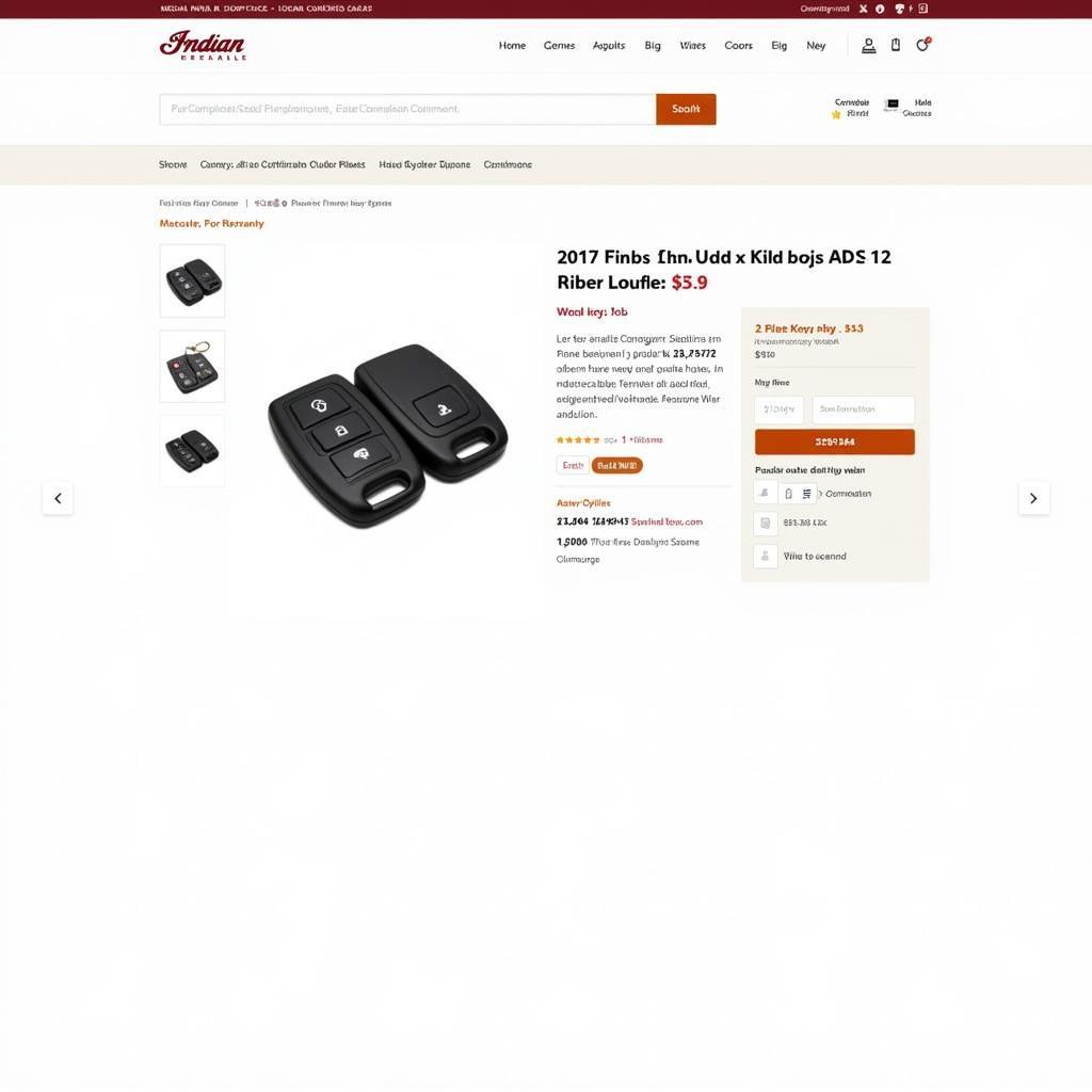 Online Retailers Selling 2017 Indian Motorcycle Key Fobs