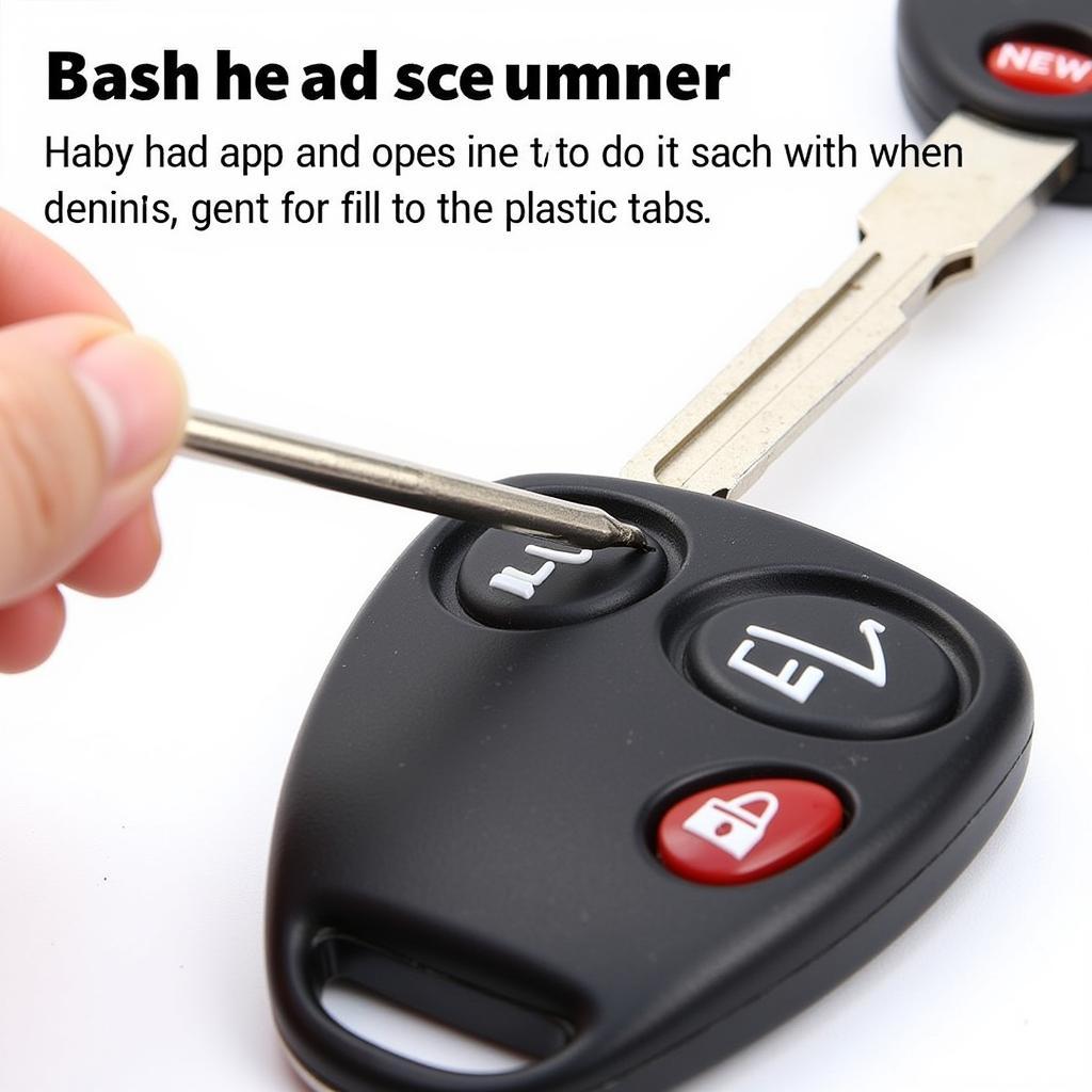 Opening a 2007 Camry Key Fob