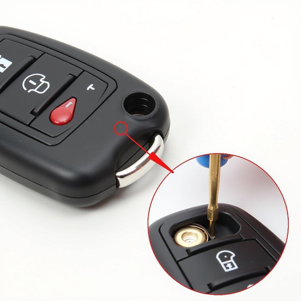 Opening a 2011 Chevrolet Equinox key fob