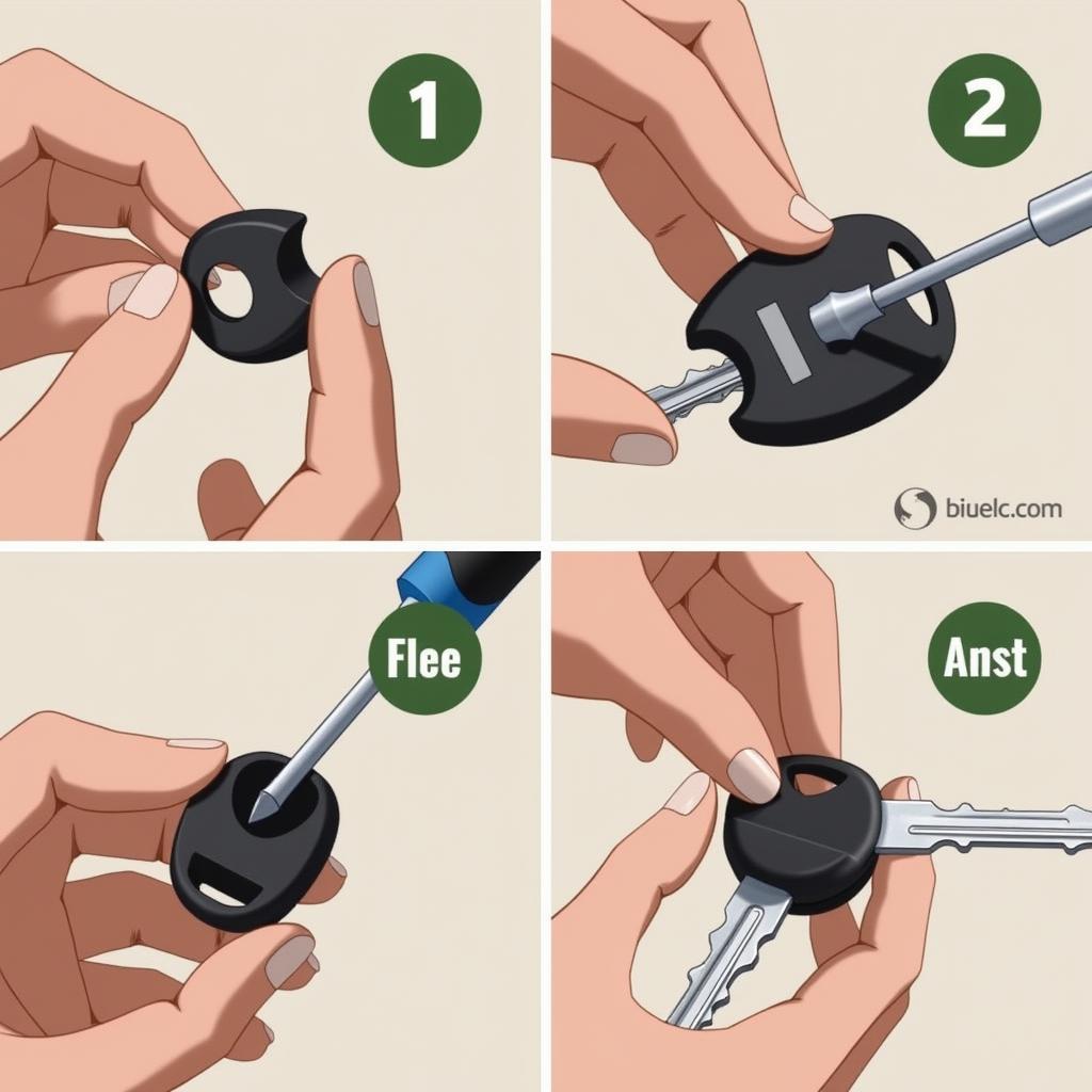 Carefully Opening a Fob Key Casing