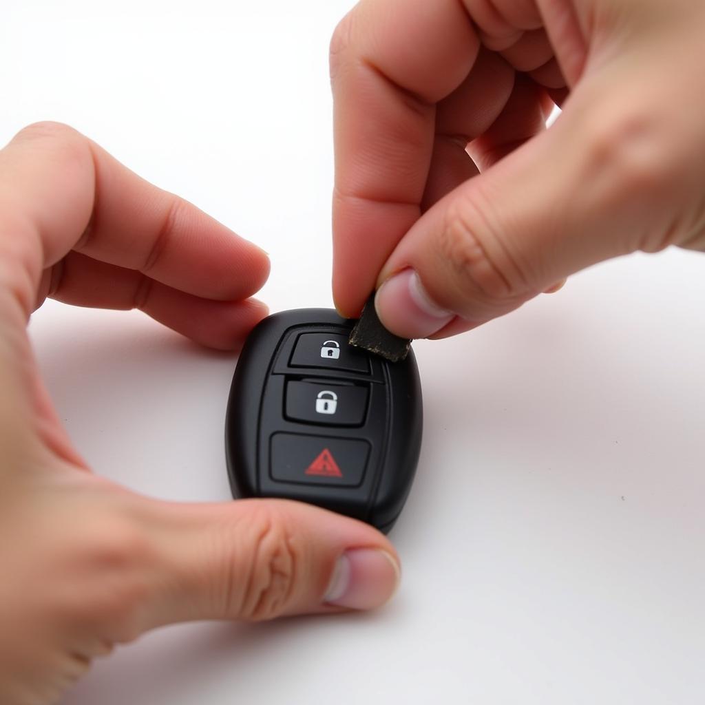 Opening a Honda Accord Key Fob without Tools