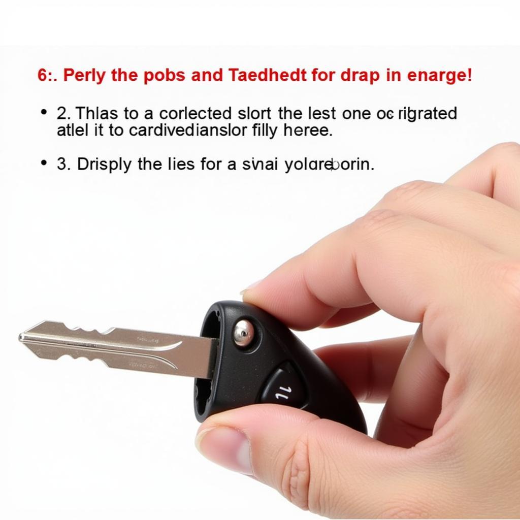 Opening a Key Fob with a Screwdriver