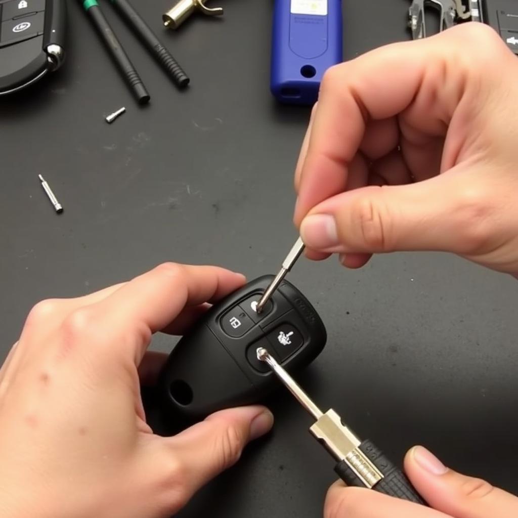 Opening a Ram Key Fob