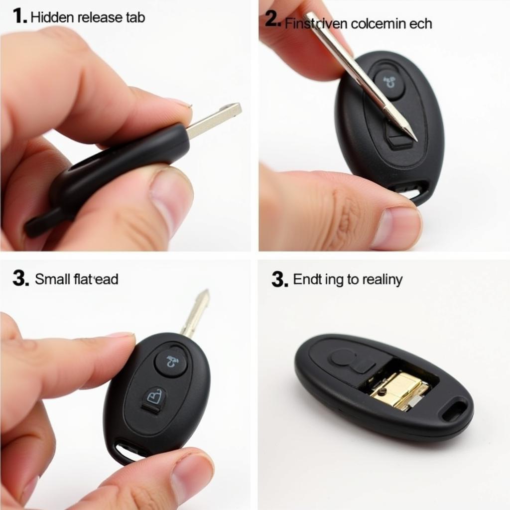 Opening a Smart Key Toyota Corolla Key Fob