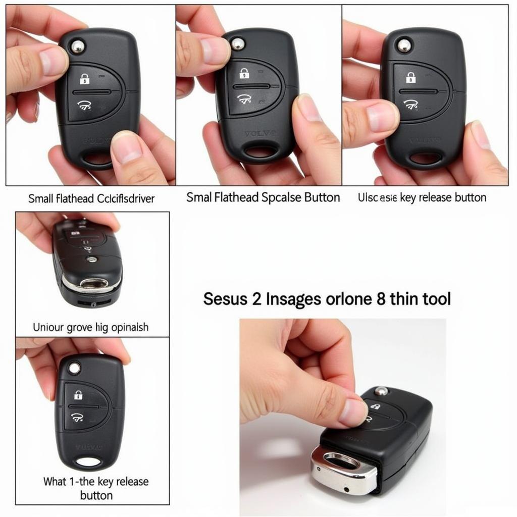 Methods for Opening a Volvo Key Fob