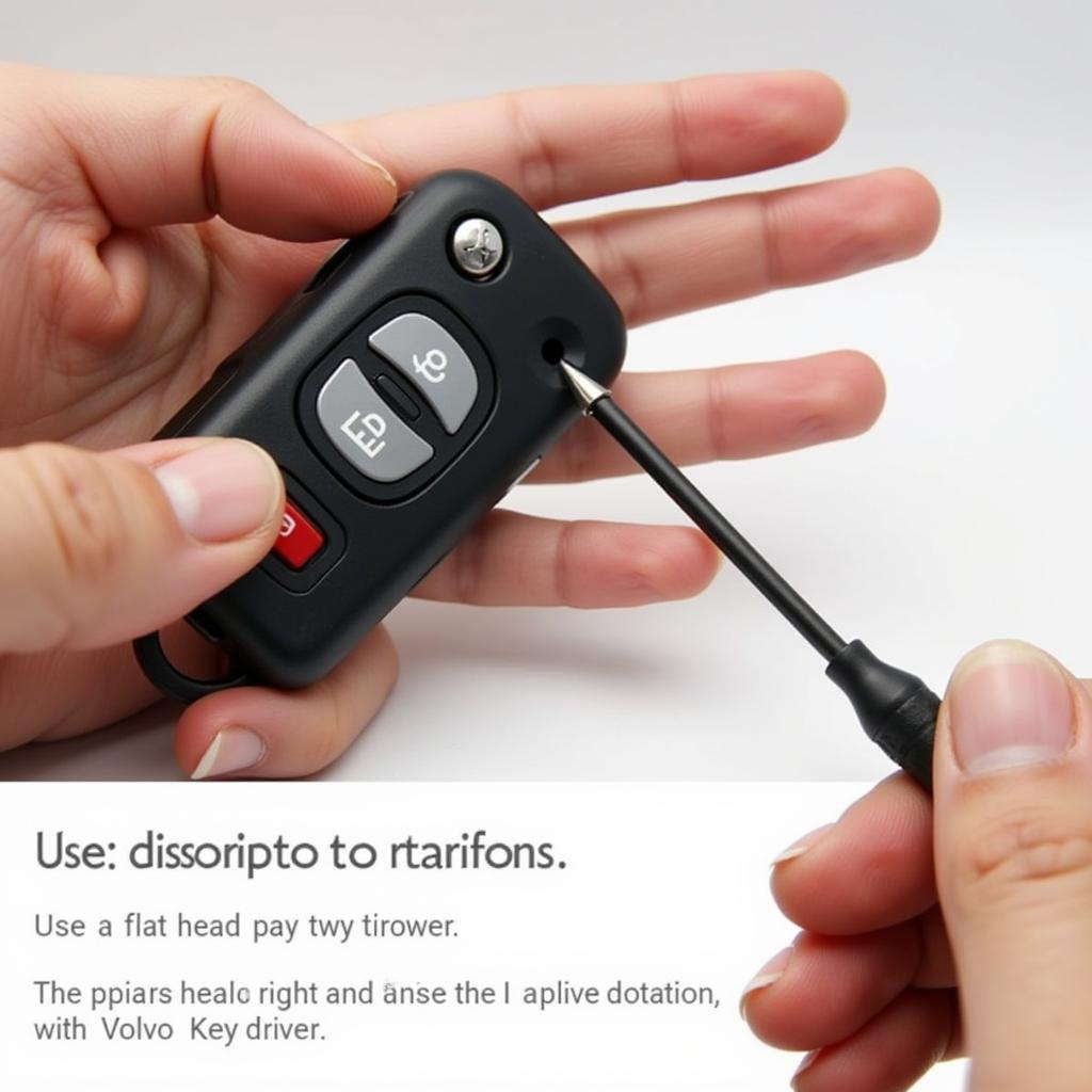 Safely Opening a Volvo Key Fob