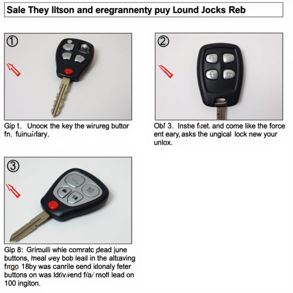 2005 Pontiac Grand Prix Key Fob Programming Steps