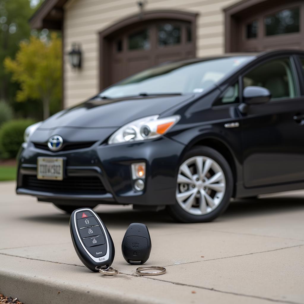 2013 Prius Key Fob and Car 