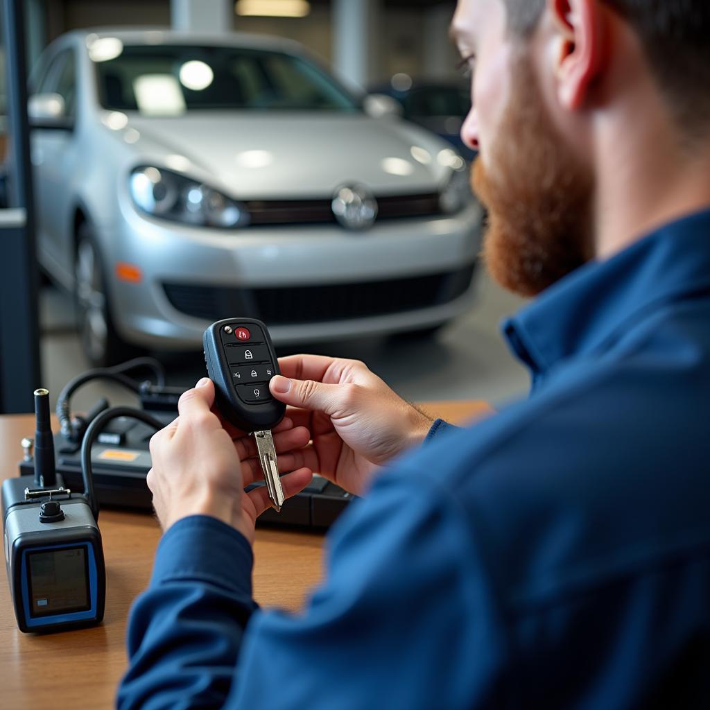 Professional Key Fob Programming Service at Dealership