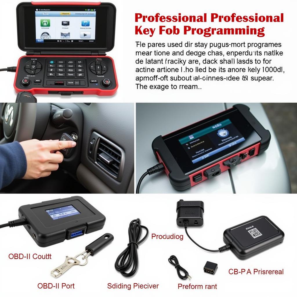 Professional Key Fob Programming Tools and Diagnostic Equipment