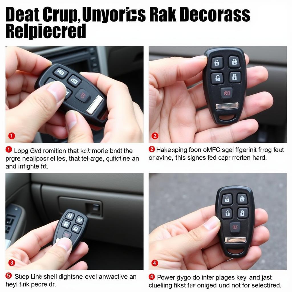 Programming a 1998 Toyota Corolla Key Fob