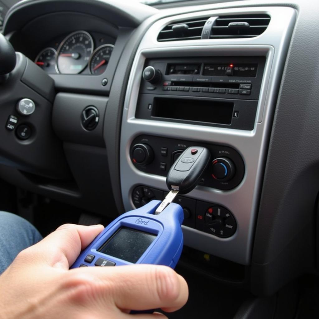 Programming a 2002 Ford F150 Key Fob Using Diagnostic Equipment