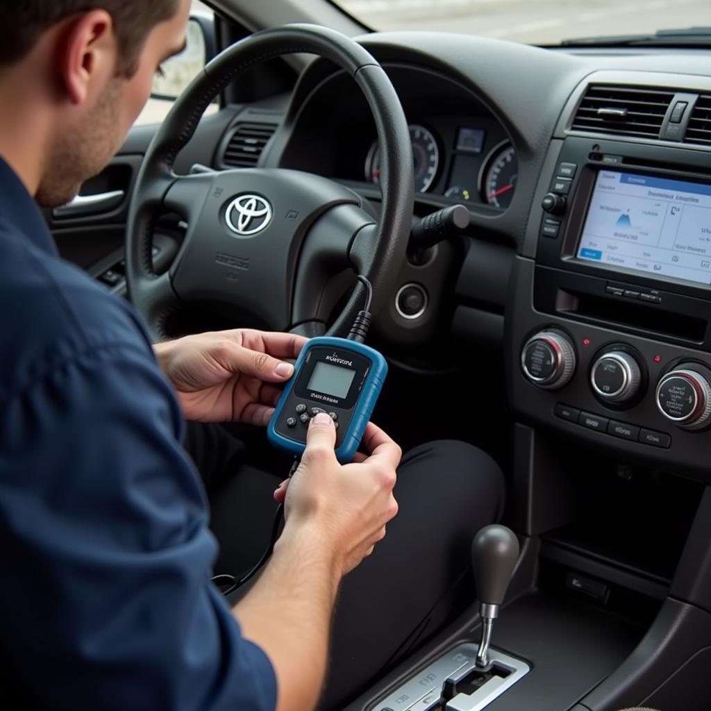 Programming a 2004 Toyota Camry Key Fob Using Diagnostic Equipment