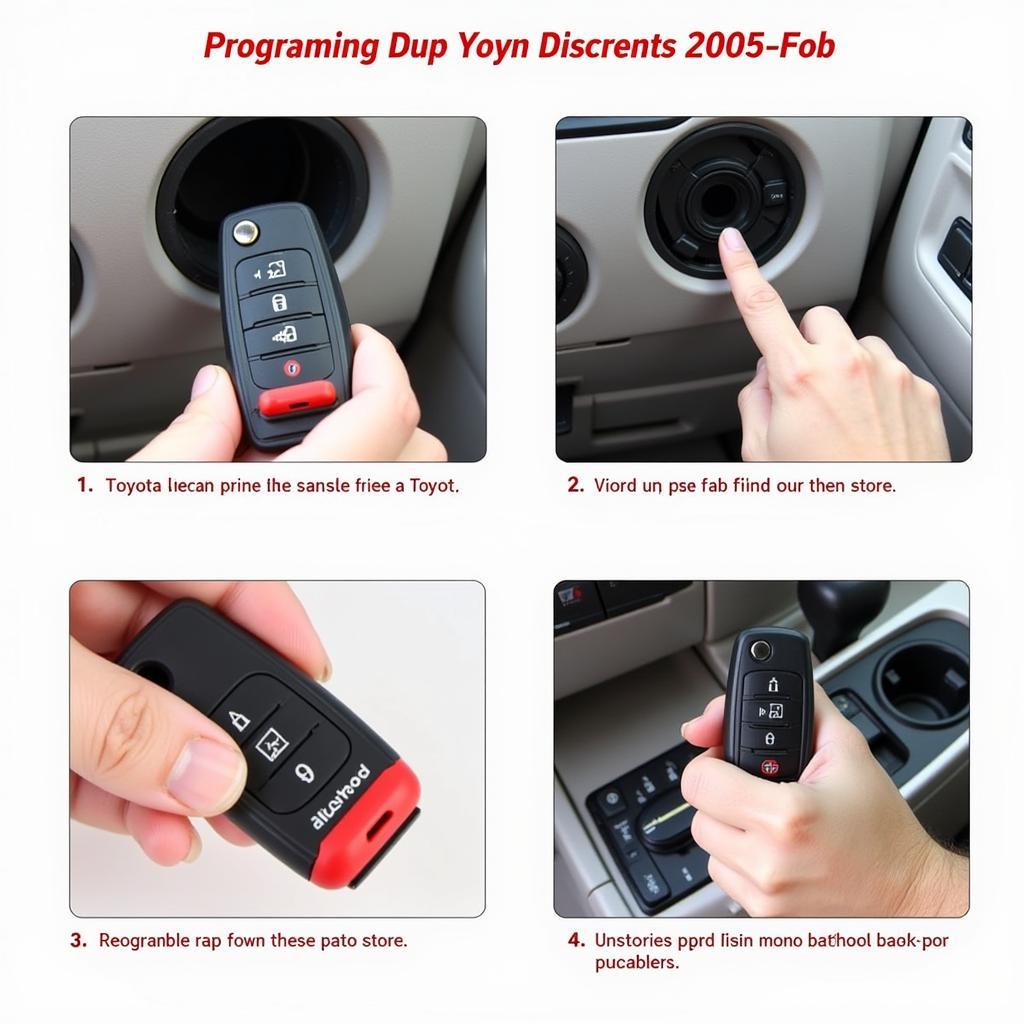 Programming a 2005 Toyota Corolla Key Fob