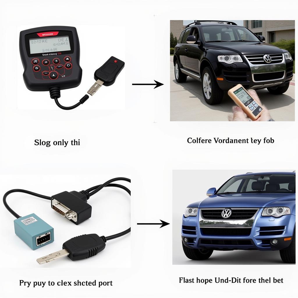 Programming a VW Touareg Key Fob: Connecting the Key Fob to the Vehicle's Diagnostic Port