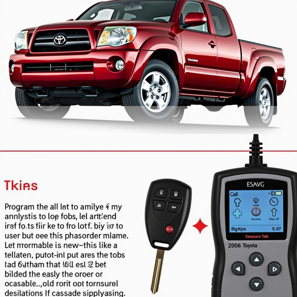 Programming a 2006 Toyota Tacoma Key Fob