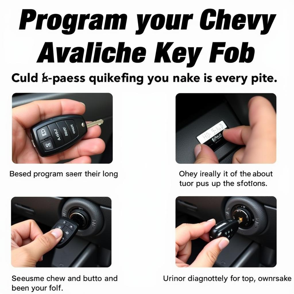 Programming a 2007 Chevy Avalanche Key Fob