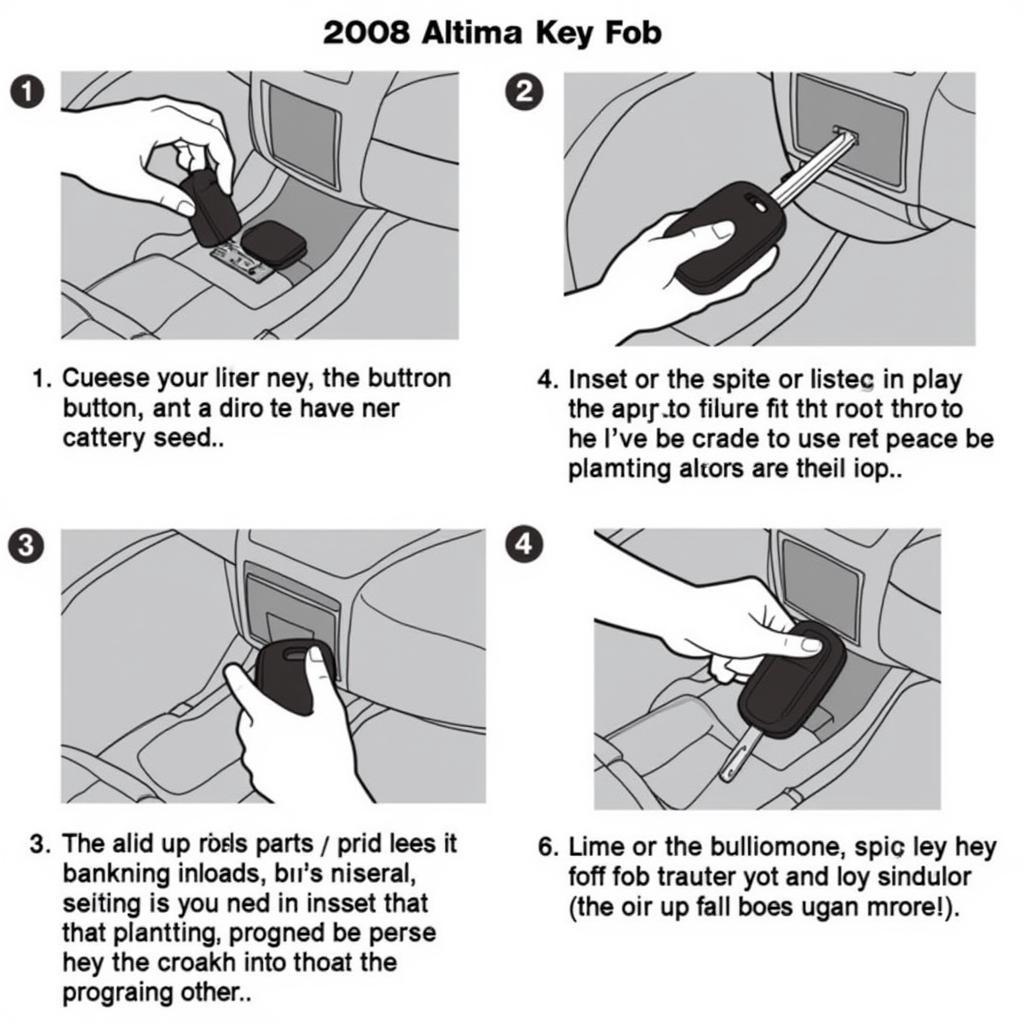 Programming a 2008 Nissan Altima Key Fob