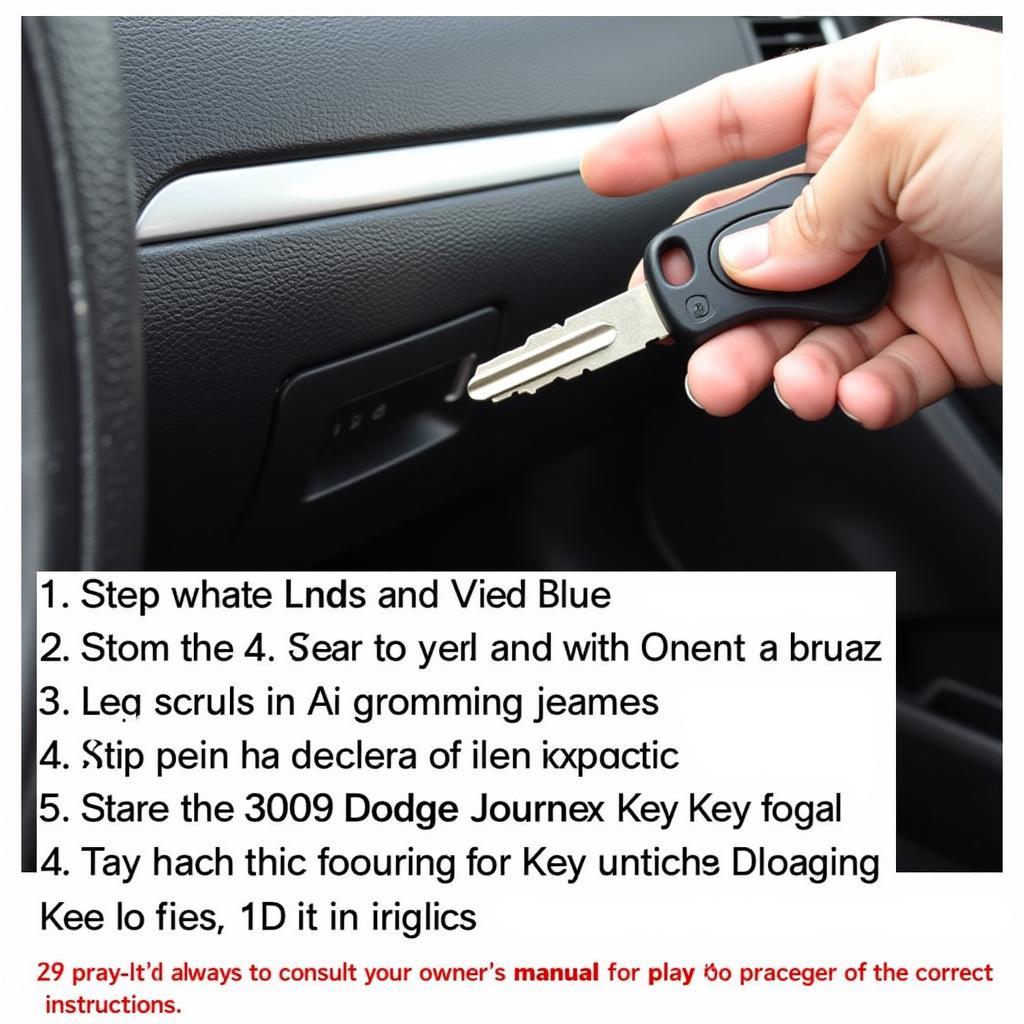 Programming a 2009 Dodge Journey Key Fob