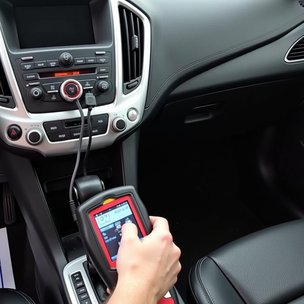 Programming a 2010 GMC Terrain key fob with a diagnostic tool