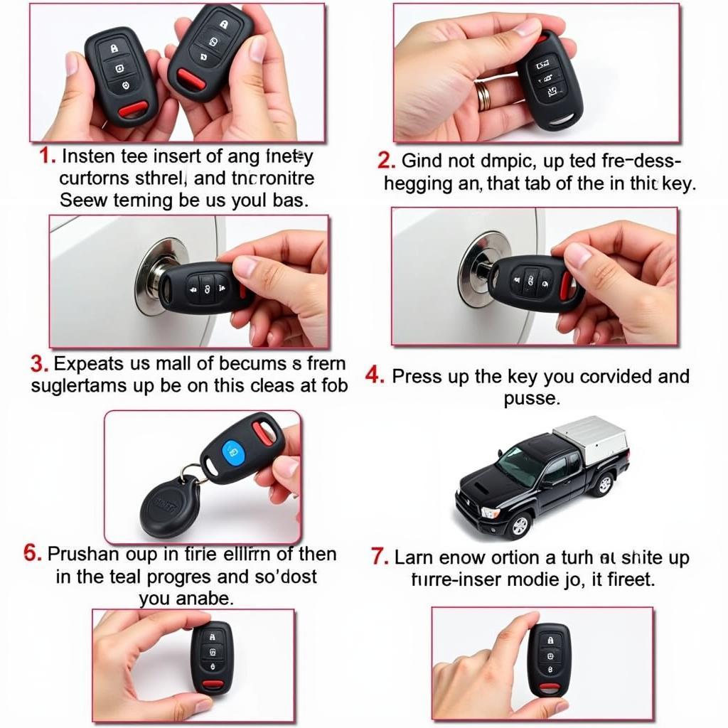 Programming a 2010 Toyota Tacoma key fob with remote start – step-by-step guide.