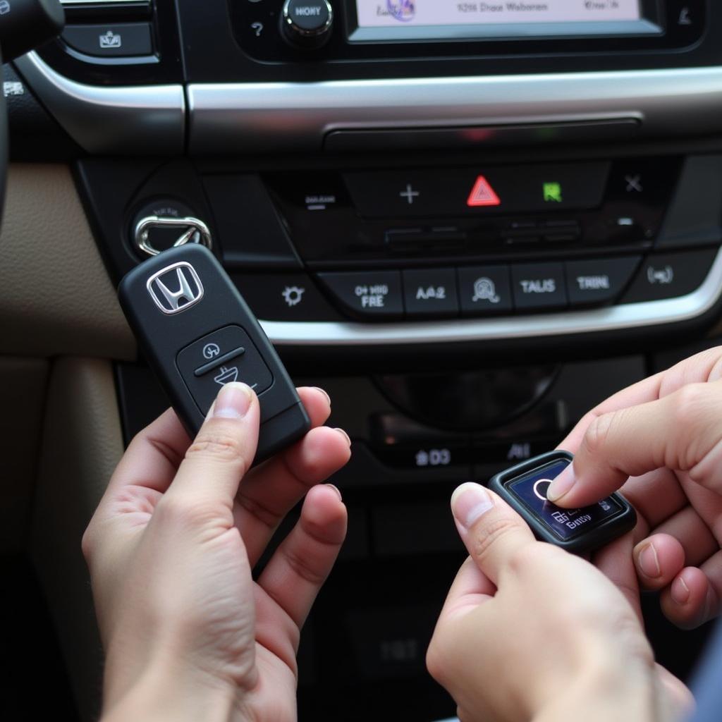 Programming a 2015 Honda Accord Hybrid key fob.