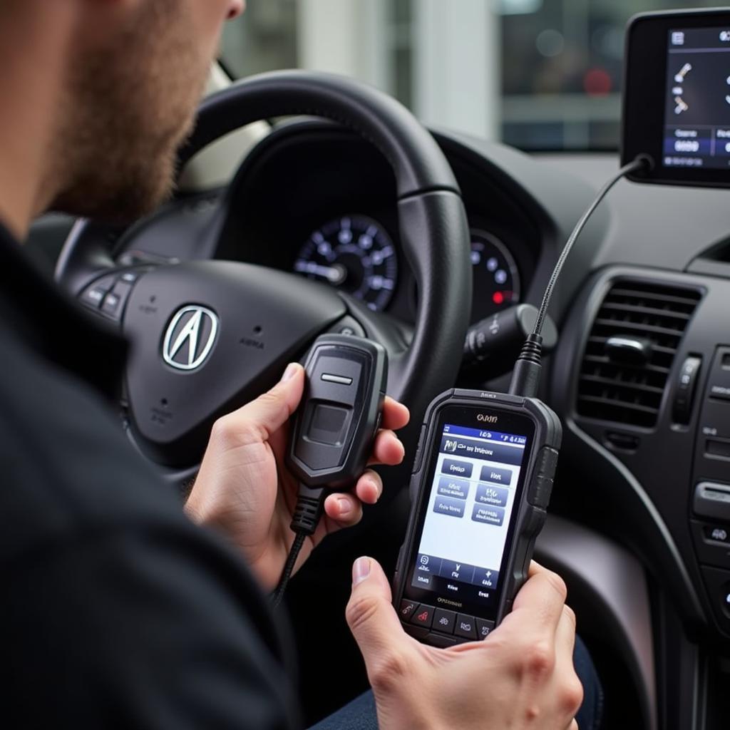 Programming a 2016 Acura MDX Key Fob with Diagnostic Equipment