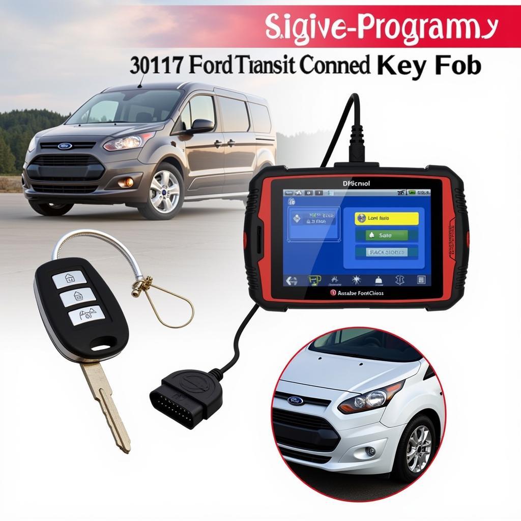 Programming a 2016 Ford Transit Connect Key Fob Using Diagnostic Tool