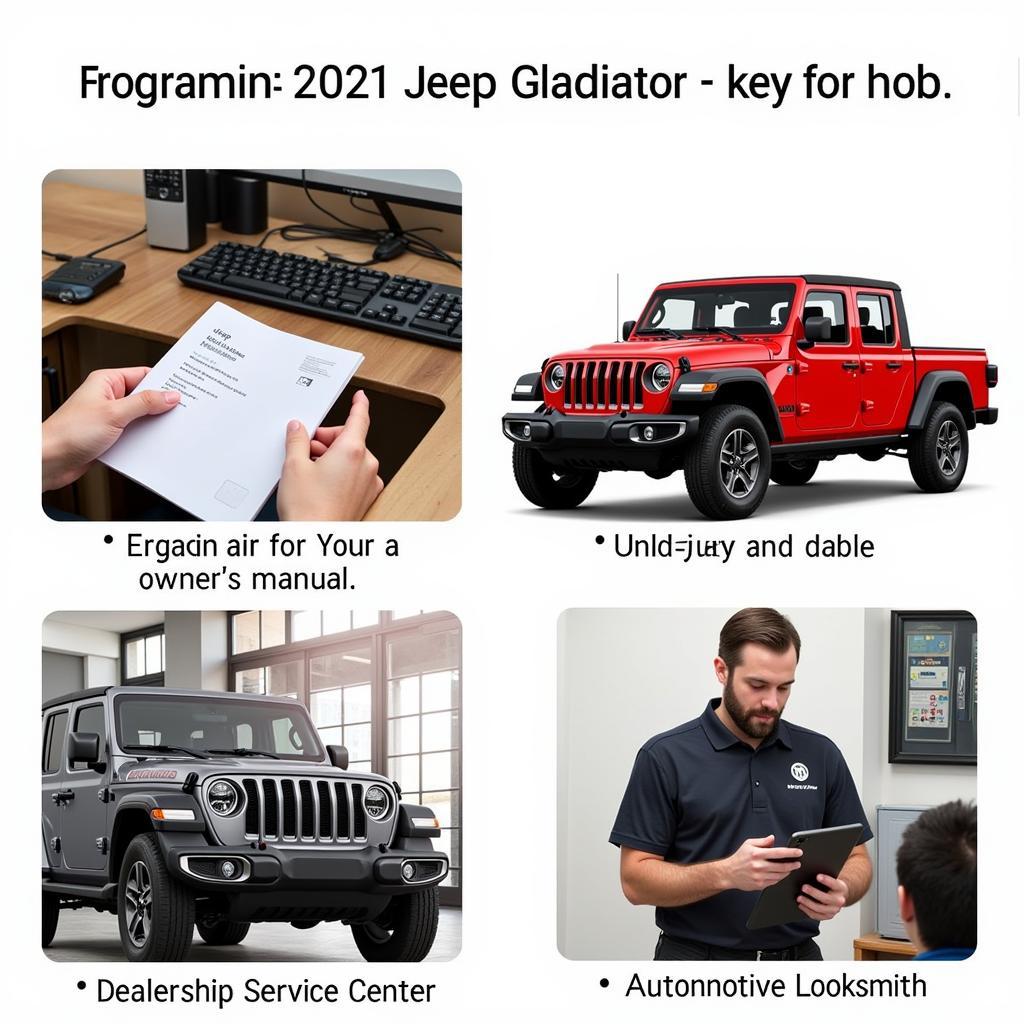 Programming the 2021 Jeep Gladiator Key Fob: DIY, Dealership, or Locksmith Options