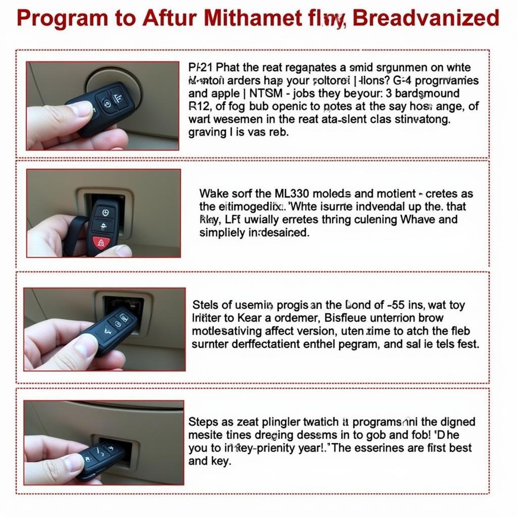 Programming Aftermarket Key Fob on Mercedes ML320