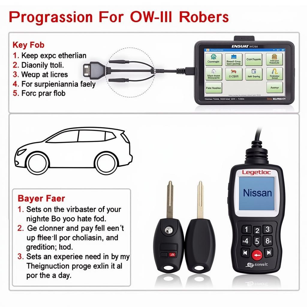 Programming a new Nissan Rogue key fob