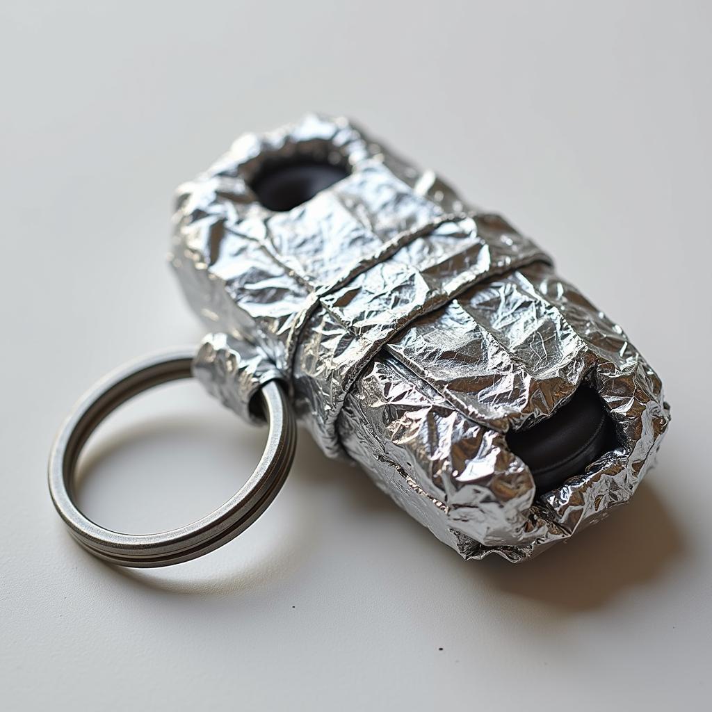 Multiple Layers of Foil on Key Fob