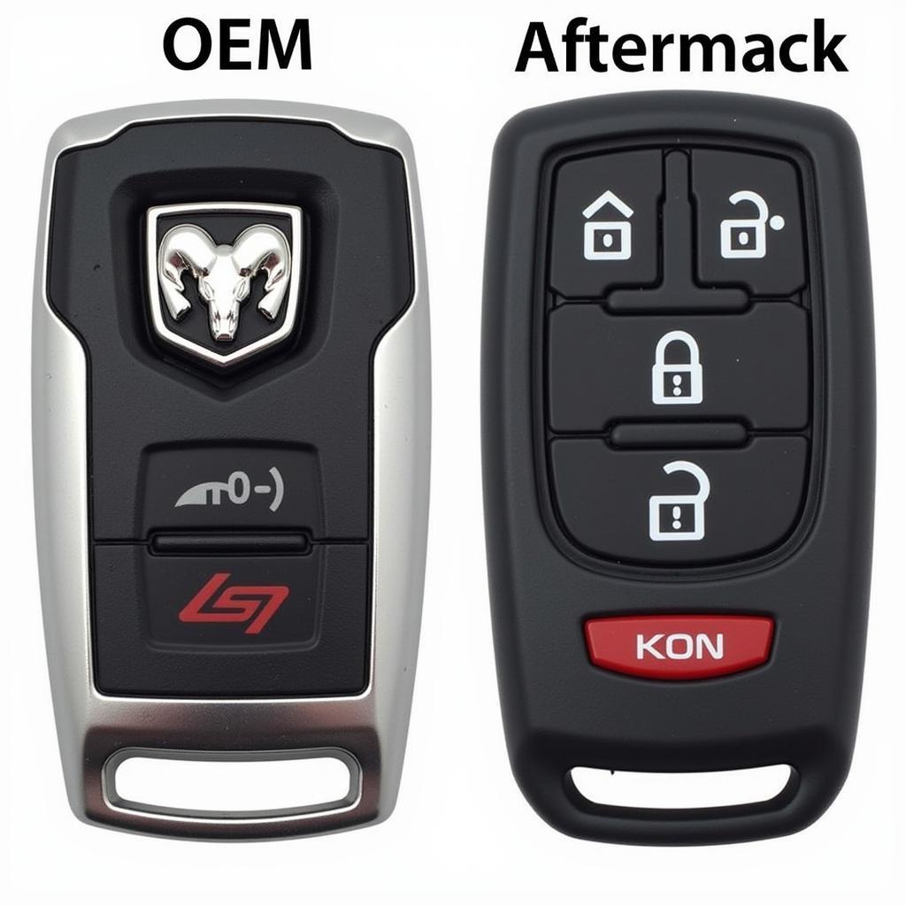 Comparing OEM and Aftermarket Ram Key Fobs