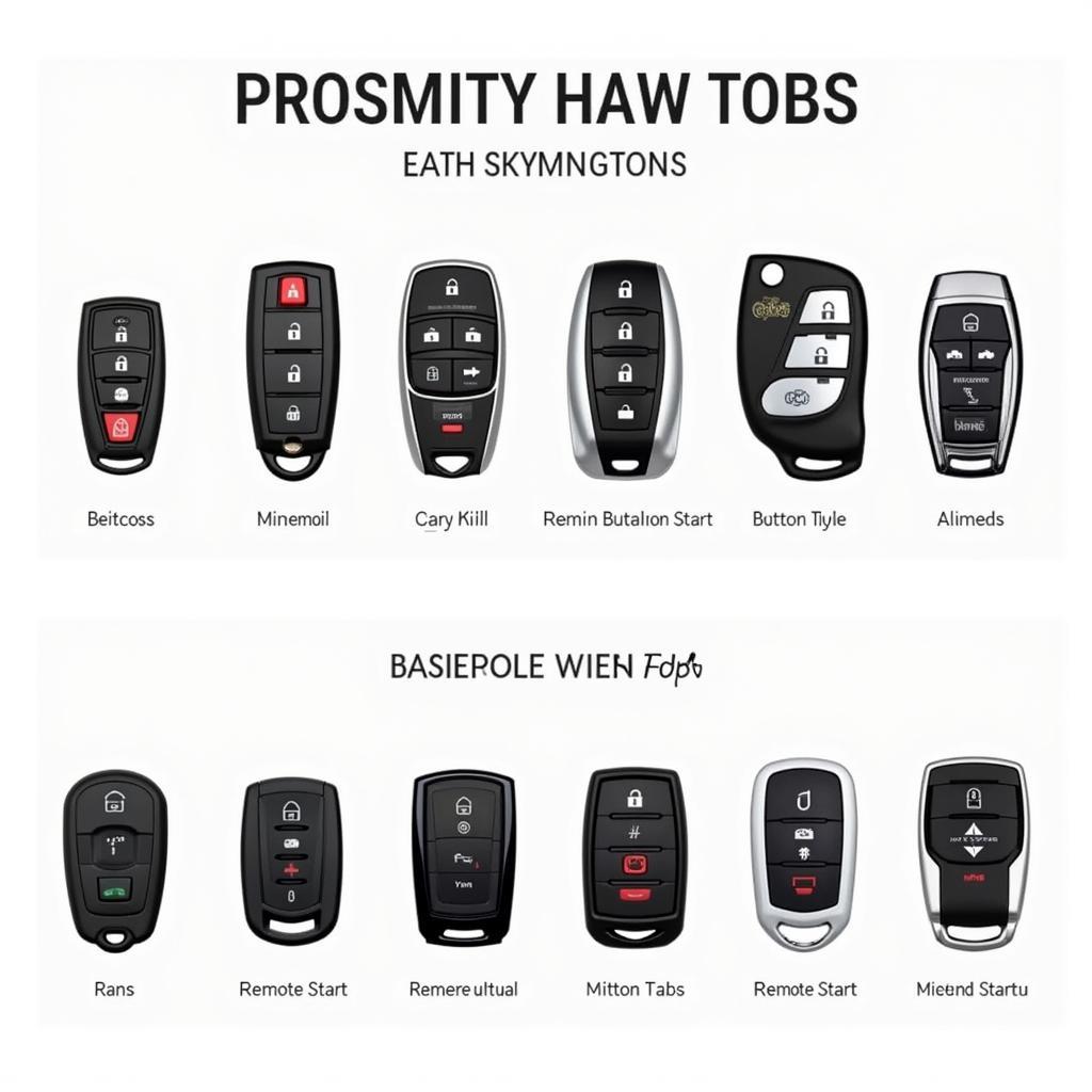 Different Types of RAM Key Fobs