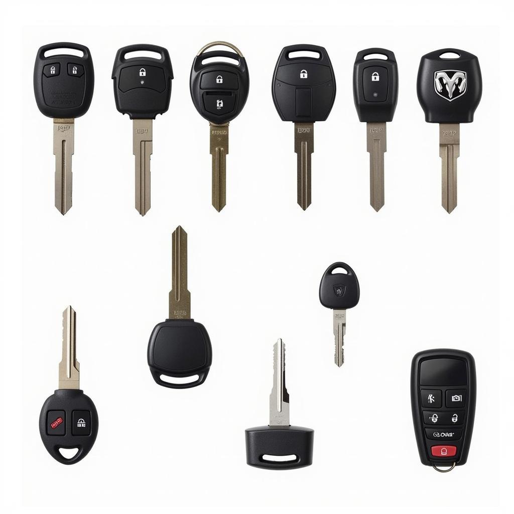 Different Ram Key Fob Types