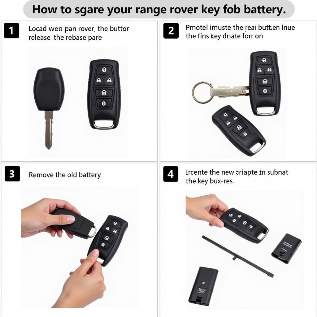 Range Rover Key Fob Battery Replacement Steps